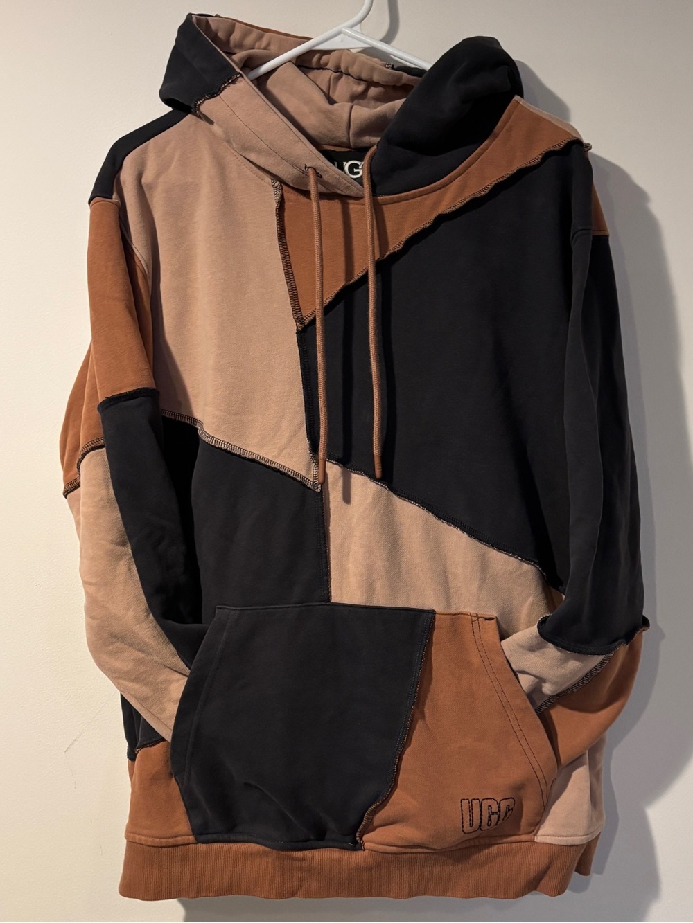 UGG Raini Colorblock Oversized Hoodie size Medium